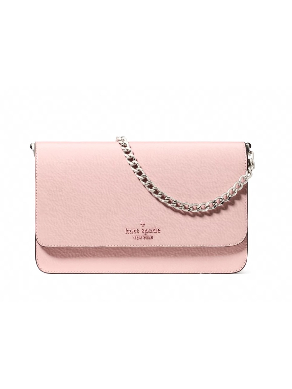 New Kate Spade Madison Willow Textured Patent Leather Medium Crossbody Tutu Pink